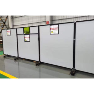 PhotonSafe laser welding safety shields wall barrier